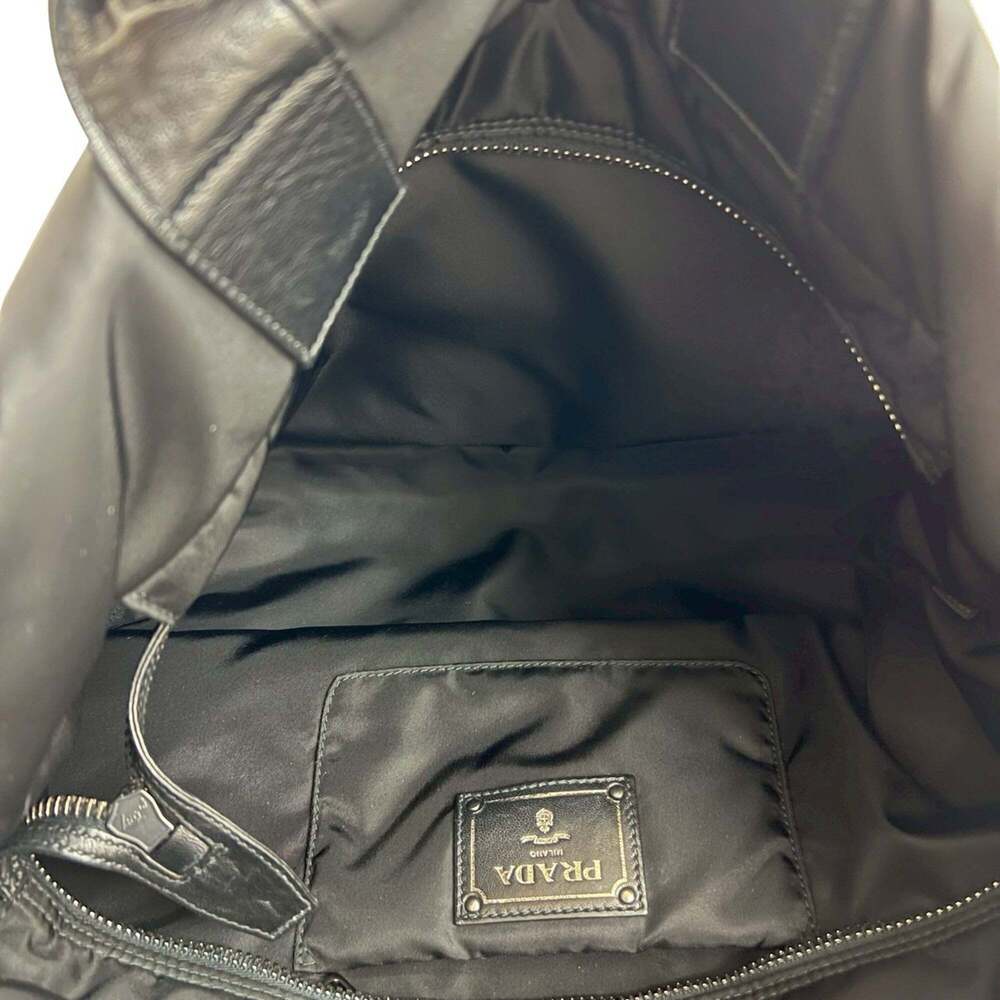 PRADA Black Leather Shoulder Bag - Picture 9 of 10